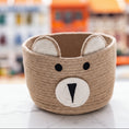 Load image into Gallery viewer, (Khaki) storage basket. children. sustainable. eco-friendly. recycled.