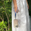 Load image into Gallery viewer, (Blue/grey) Phone wristlet