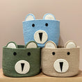 Load image into Gallery viewer, storage basket. children. sustainable. eco-friendly. recycled.
