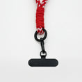 Load image into Gallery viewer, (Pink/red) Phone wristlet. metal clasp