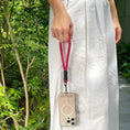 Load image into Gallery viewer, (Coral) Phone wristlet holding
