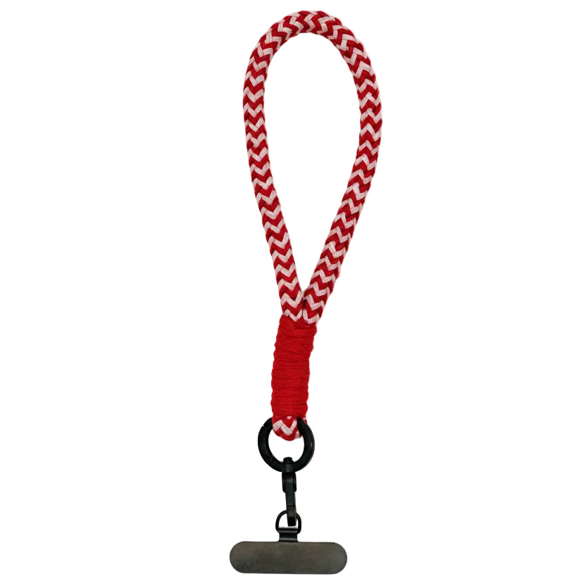 (Pink/red) Phone wristlet