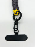 Load image into Gallery viewer, (Yellow/Grey) Phone wristlets. Metal clasp
