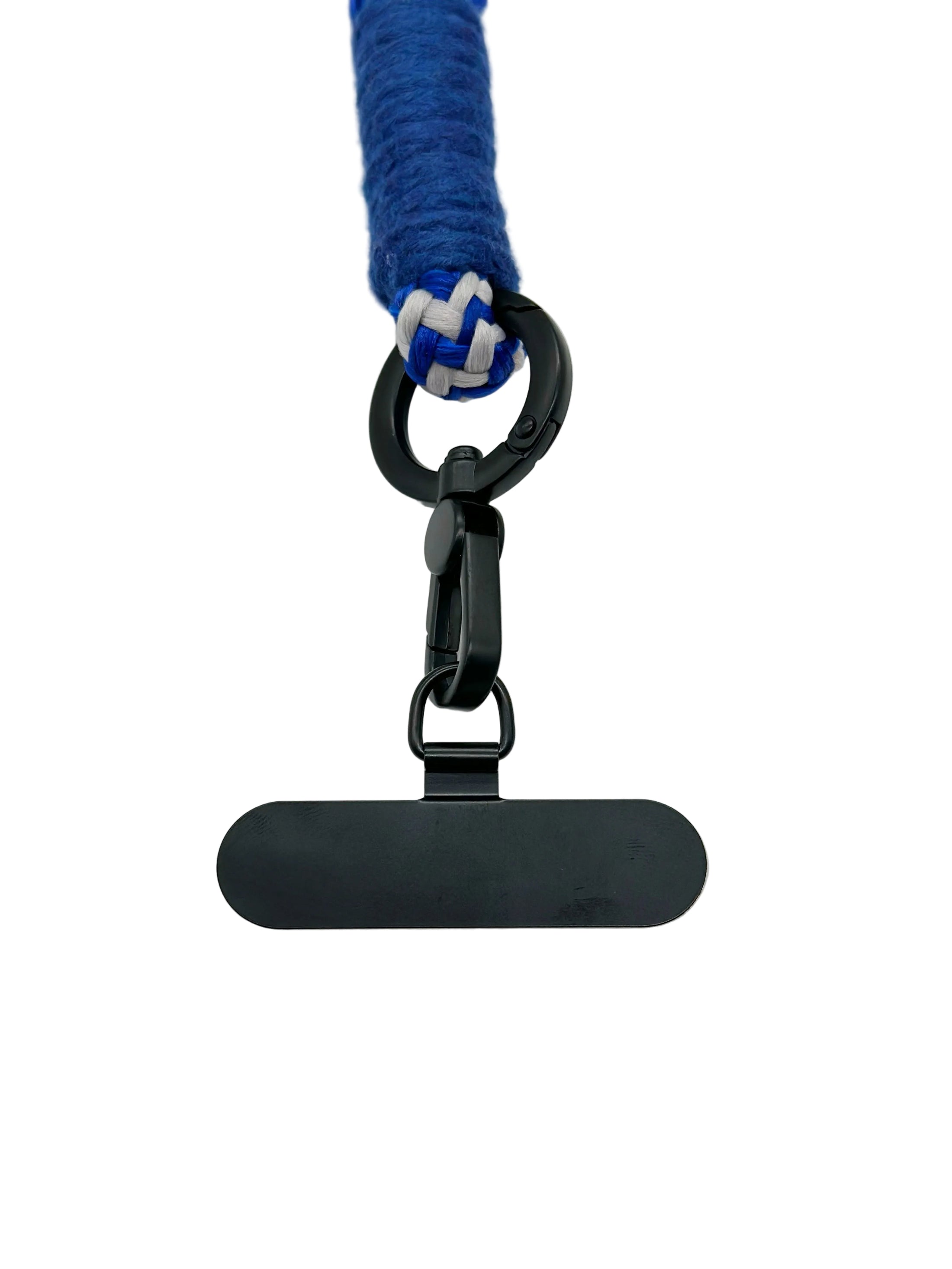 (Blue/grey) Phone wristlets. Metal clasp