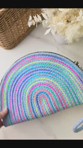 Load and play video in Gallery viewer, Colourful wristlet clutch
